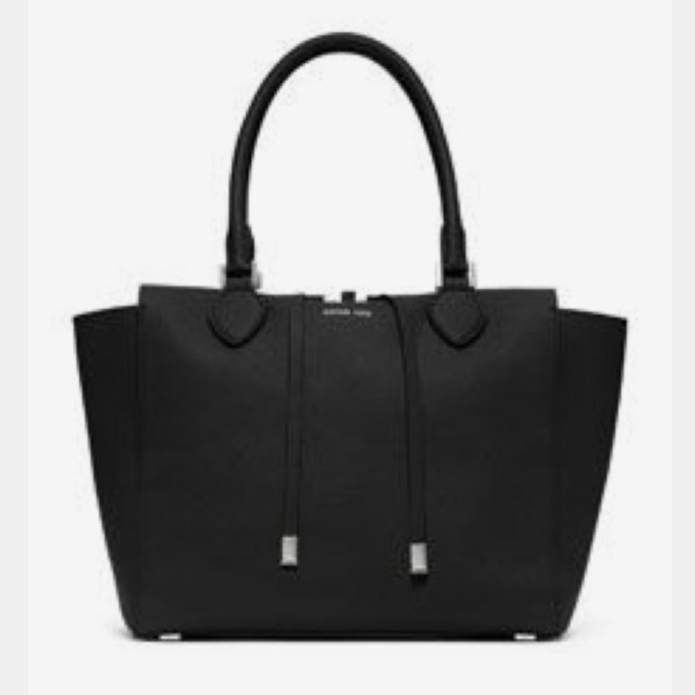 Kors Collection Miranda Bag: Black Pebbled Leather